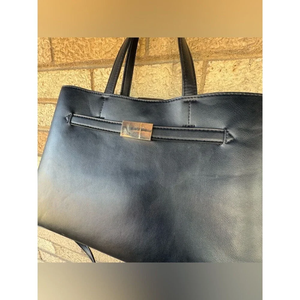 a new day Black Shoulder Bag with Detachable Strap